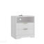 Table de chevet intelligente avec station de charge, veilleuse, tables de chevet avec armoire de rangement - pour chambre à coucher-489085317
