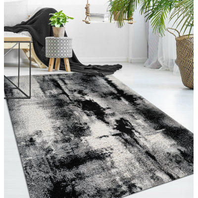 Aizel Performance Abstract Indoor Rug