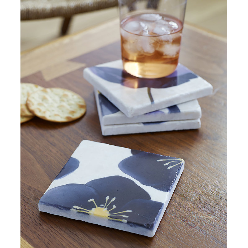 Dandelions Marble Coaster