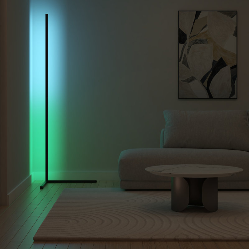  Lampe sur pied d'angle XL, Noir