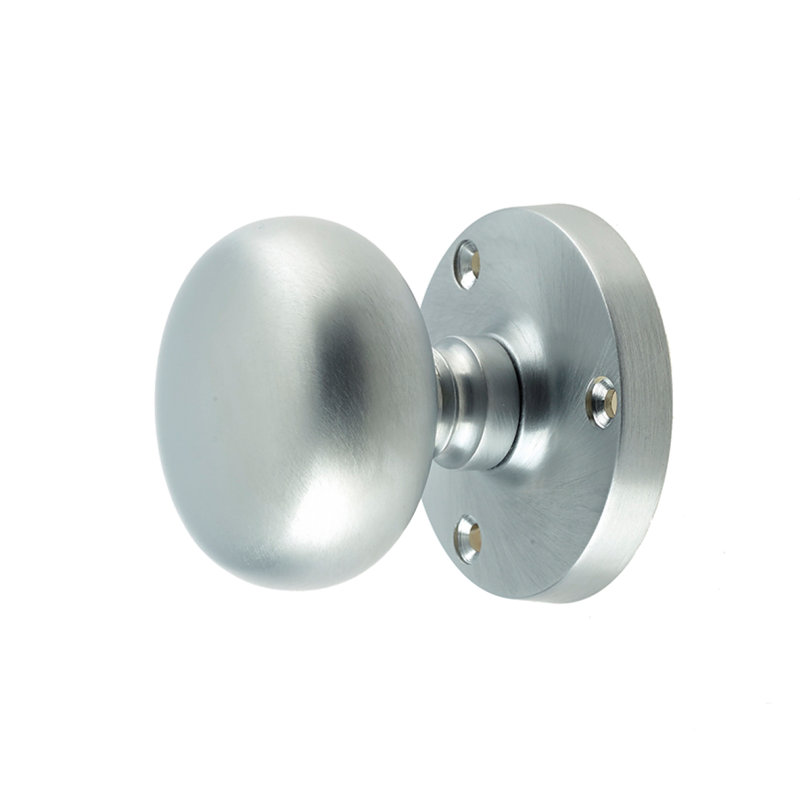 Pimentel Passage Knobset, Satin Chrome