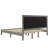 Solid Wood Platform Upholstered Headboard King Bed