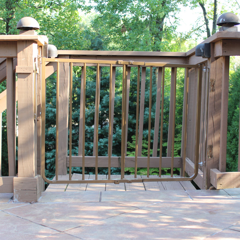 Outdoor Safety Gate, Brown