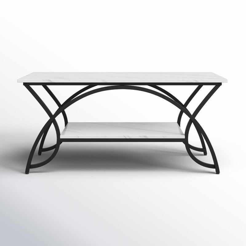 Table basse Bueschel, Blanc