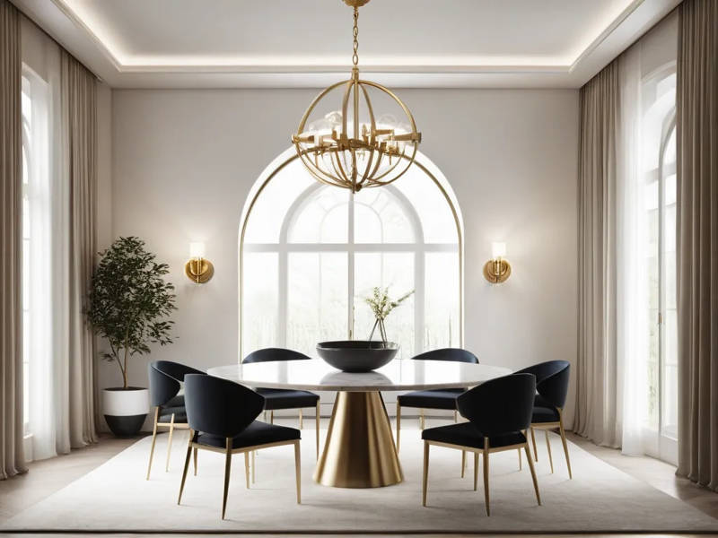 Raykwan 5 - Piece Three Leg Dining Set