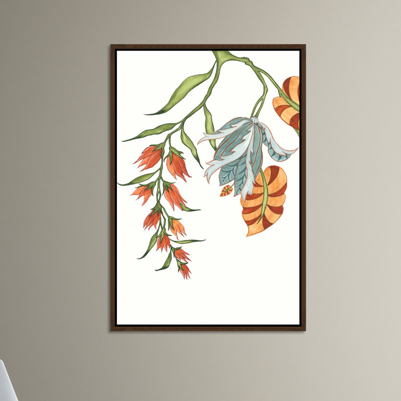 «Just Being I» par Bella Lane - peinture sur toile à cadre flottant, H 46,75 po x l 31,75 po