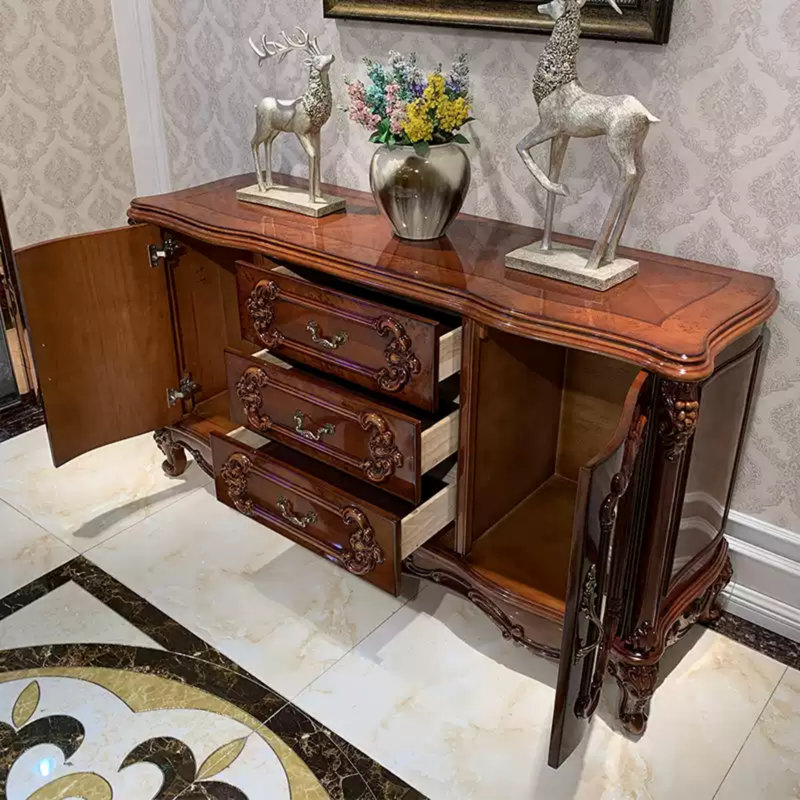 Retro High Quality Solid Wood Sideboard