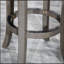 Tabouret 30 ", siège en tissu vieilli-1162193733-1162193735