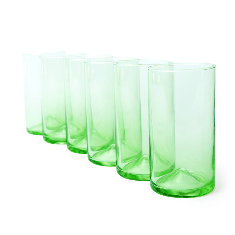 Verre à long drink de Vérone, Vert