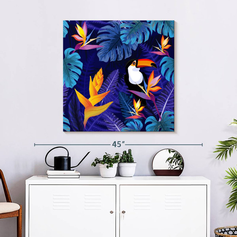 Crowle Jungle Toucan, H 30 po x l 30 po