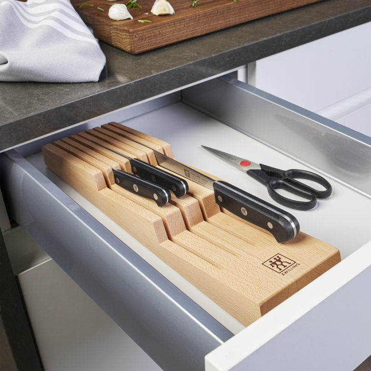 Custom In-drawer Knife Block 
