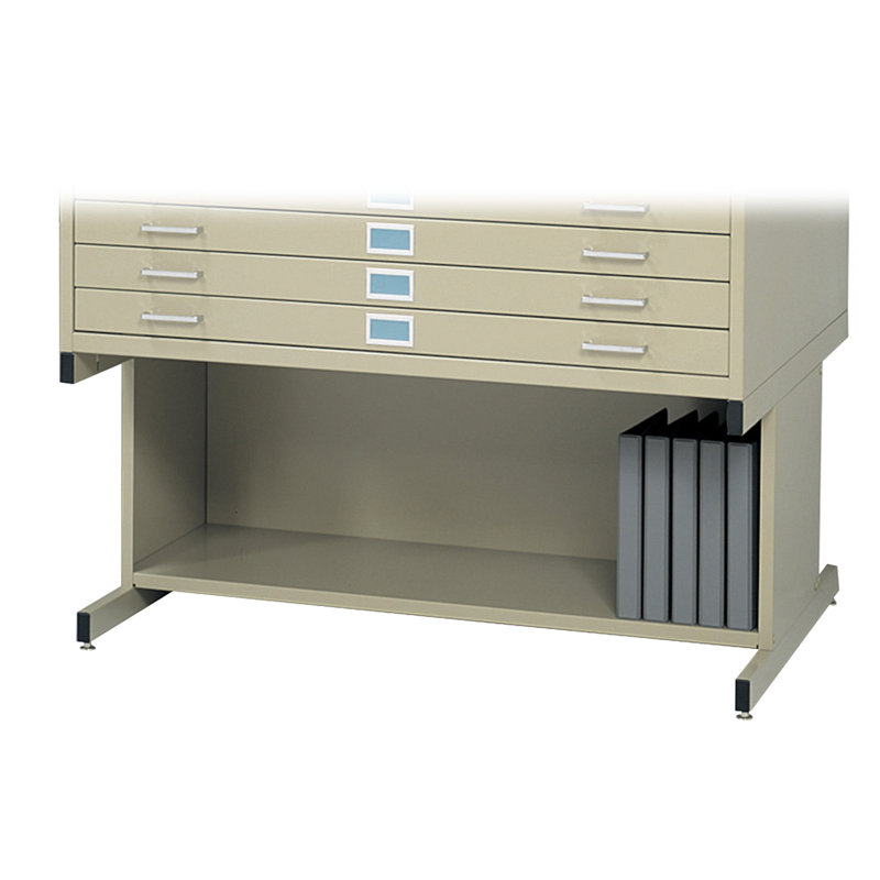 Base de classeur - BASE SEULEMENT, Base haute ouverte, Sable des tropiques, Pour feuilles de 36 po x 48 po