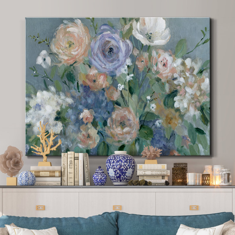 Garden Harmony - Reproduction d'art sur toile tendue, H 40 po x l 30 po x P 1 po