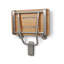 Banc de douche mural pliable en teck 30 po x 15 po Seachrome, conforme ADA