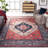 Pashen Performance Machine Washable Oriental Rug-1225380746
