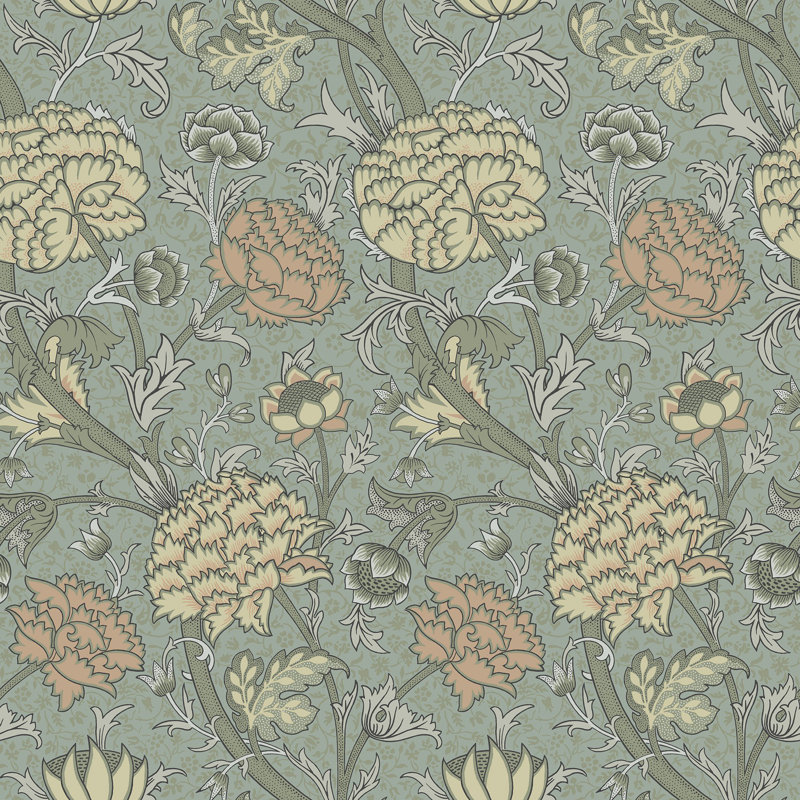 Alexavia Cray Floral Trail 10.05m x 53cm Wallpaper Roll, Multicolor Cream