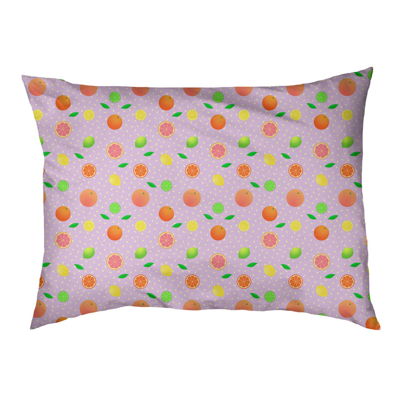 Coussin pour chien agrume fruit Byrge, Très grand (l 52 po x H 42 po x P 17 po), Lavande