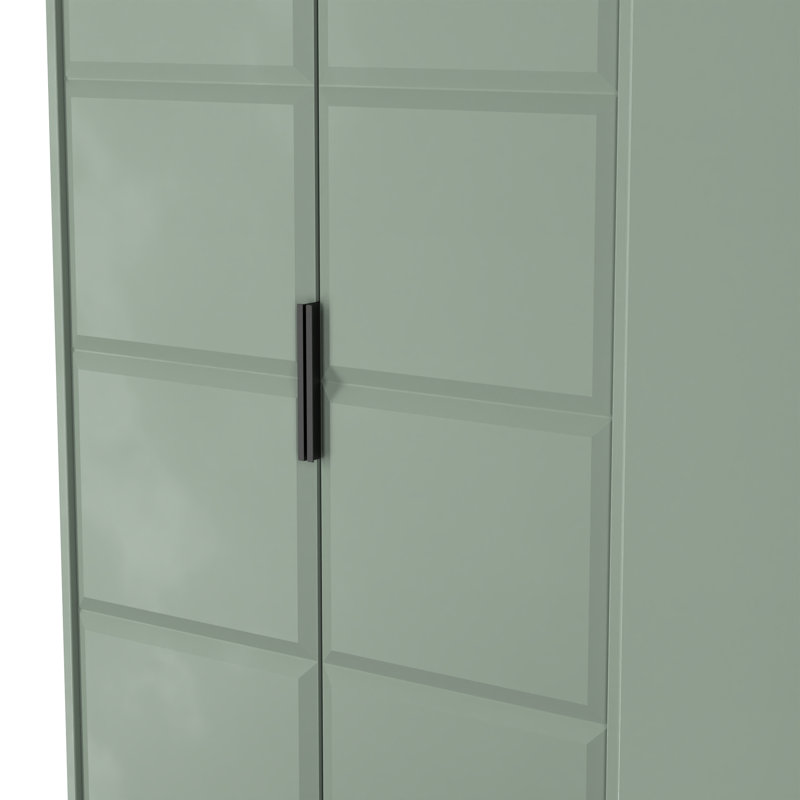 Besian 2 Door Wardrobe , Reed Green