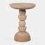 Table d'appoint à pieds abstraits Zara, naturel