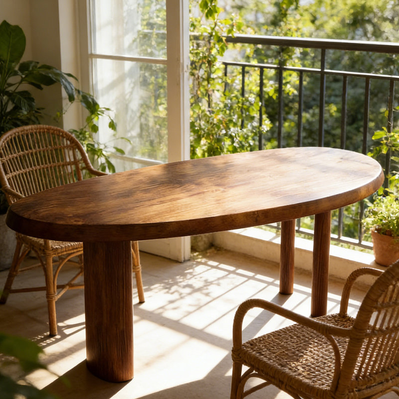 Table de salle à manger Goose, H 29,45 po x l 70,67 po x P 86,42 po