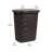  50L Slim Laundry Hamper, Clothes Basket, Lid, Plastic-49635342-111360894