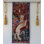 Tenture murale en coton avec lion et licorne