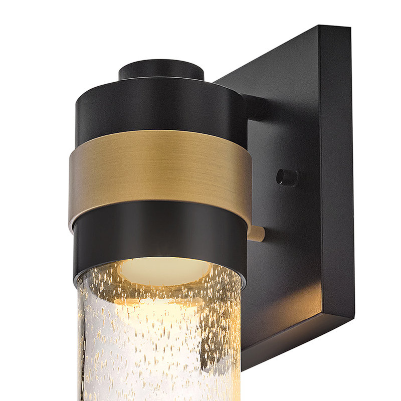 Petite lanterne murale d'extérieur Ryalson, H 12,75 po x l 4,75 po x P 5 po