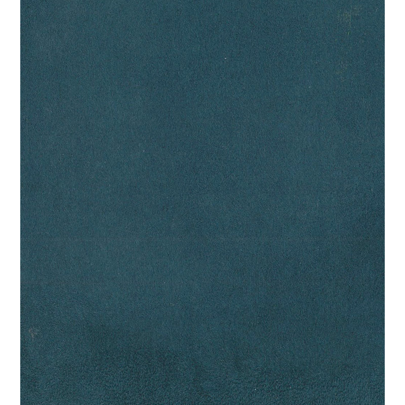 Tissu en suède Essential Leathers Sarabelle, Similicuir bleu sarcelle