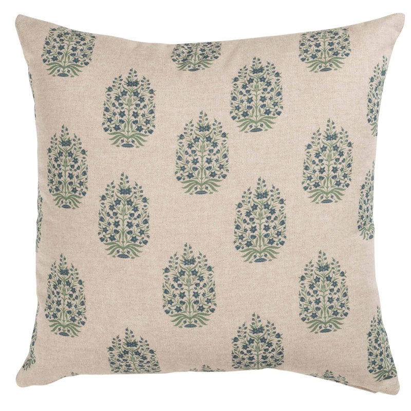 Floral Cushion, 43x43cm, Feather filled