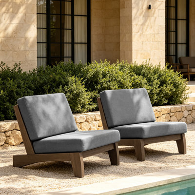 Ensemble de sièges d'extérieur 2 pièces avec coussins pour patio ou jardin Polett