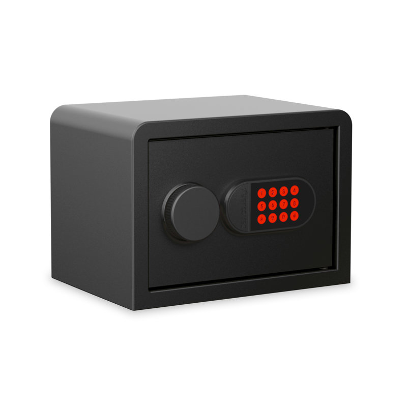 Home and Office Security Safe with Electronic Lock, 10" H x 14" W x 10" D