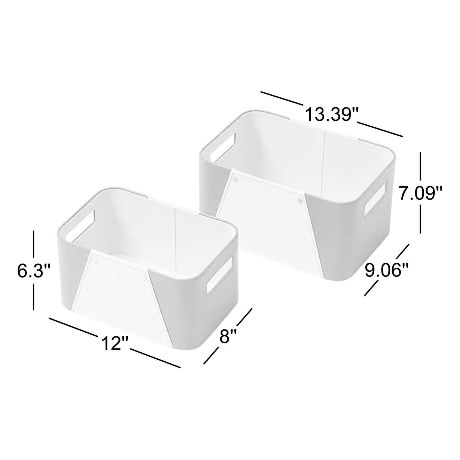 Althoff Fabric Box 2, Polka Dot