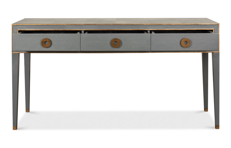 Shagreen 64'' W Solid Wood Console Table