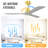 52 Inch Indoor Ceiling Fan Without Light 3 Solid Wood Blades Remote Control Reversible Dc Motor