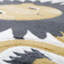 Summers Tufted Black/Yellow Rug