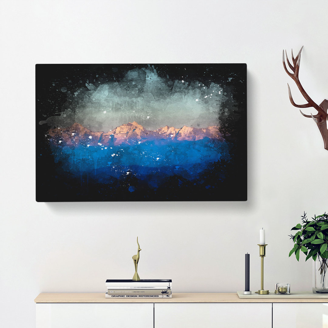 High Mountain Peaks Of The Alps - Wrapped Canvas
