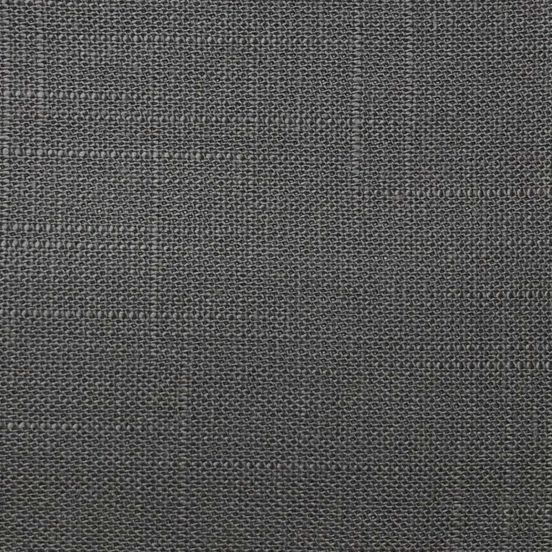 Slate Gray Linen Blend Minimalist Euro Sham 27x27 inch