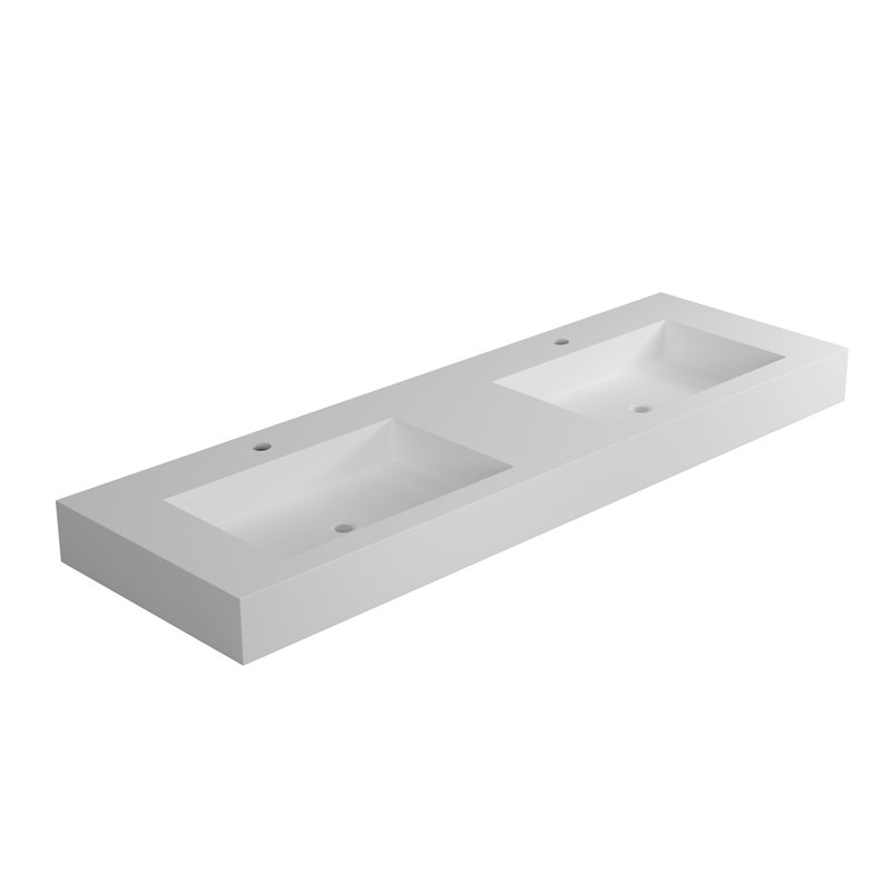 Lavabo rectangulaire pour salle de bain