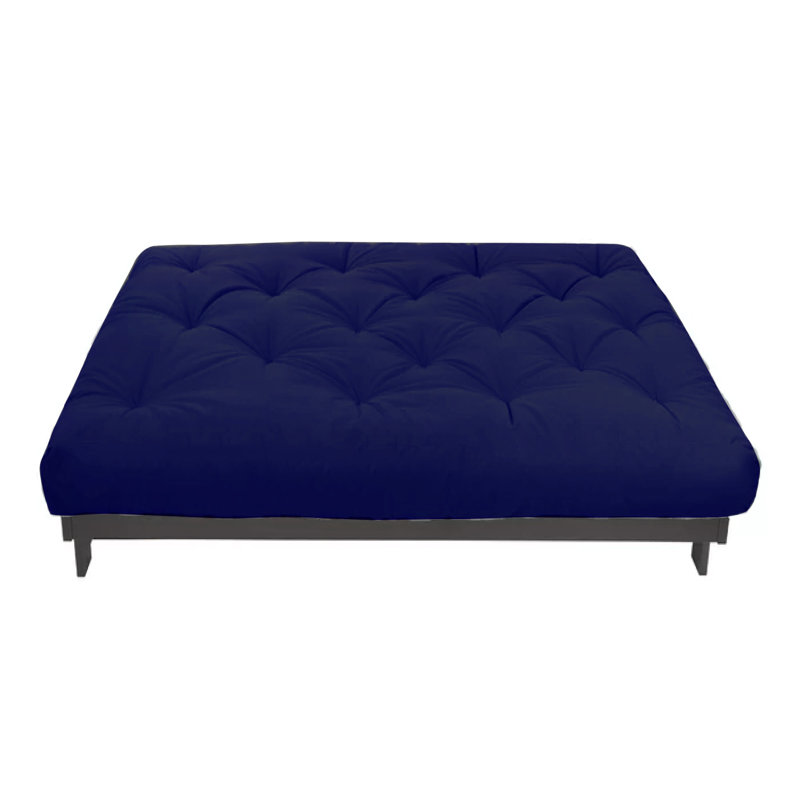 Matelas de futon à ressorts / à ressorts Wooly, Double, Bleu royal