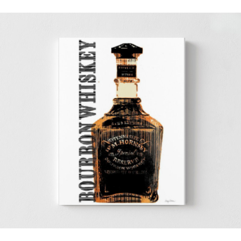 «Bourbon Lover», affiche encadrée, art de whisky, affiche de bouteille d'alcool, impression d'art bar, art mural, Happy Hour, décoration murale
