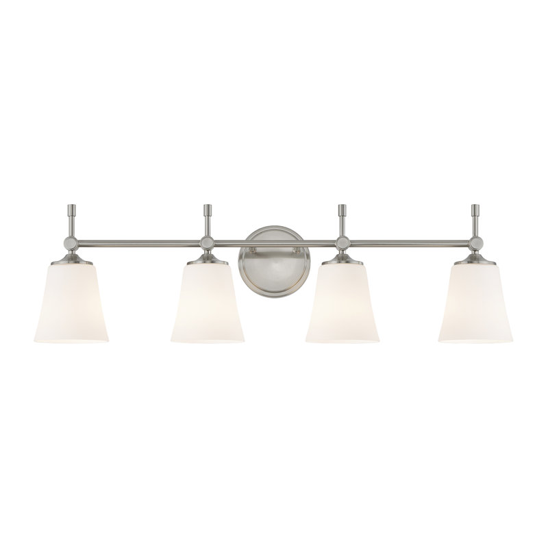 Ensemble de meuble-lavabo 4 lumières Fusion - Nickel brossé Fusion - Tulsi, Nickel brossé, 4
