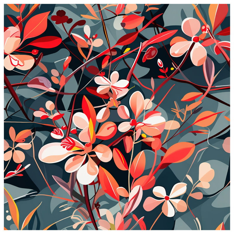 Housse de couette Floral Bedding, Lit simple