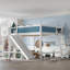 Grand lit mezzanine avec tablettes de rangement et garde-robe, lits mezzanine en bois massif avec glissières et échelles amovibles, aucune boîte à ressorts nécessaire, bleu et blanc (protection par brevet)-1375444163-1375444166