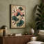 Pink Lotus in Frame Botanical - Wrapped Canvas-203523128-203523132