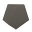Table d'appoint en béton légère avec attrait moderne, forme pentagonale, 16,28 po x 16,28 po x 17,68 po, sans assemblage, table sauge grise, 16 x 16 x 18, assemblage requis, puce