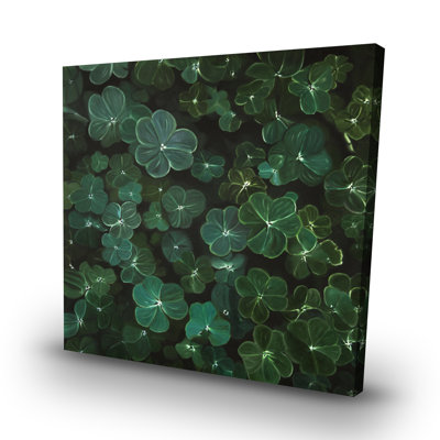Clovers - 32"x32" art on canvas