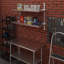 48" Wall‑Mounted Tubular Steel Storage Shelf – Durable Space‑Saving Organizer for Kitchen, Garage, and Workspace