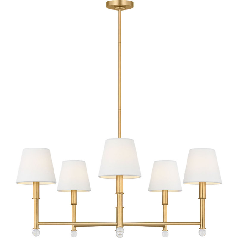 Wendt Chandelier, 5 Lights, 60.38" H x 33.13" W  x 33.13" D