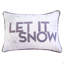 Coussin en velours Nneka Let It Snow-124862150-124862154