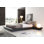 Lit plateforme tapissier grand avec rangement Tsushima